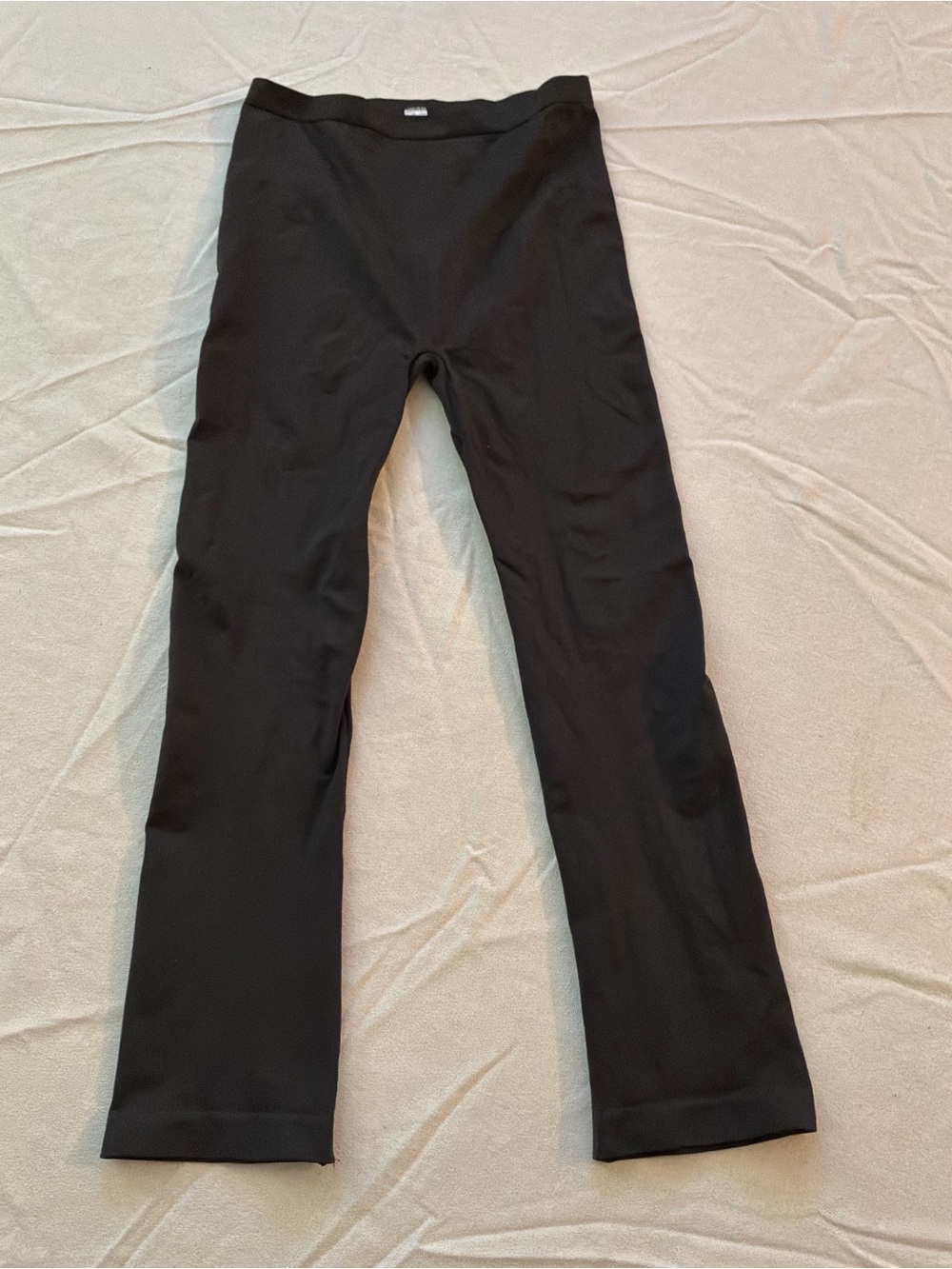 ******* barely there Black Stretch Flare Leggings shaper *******